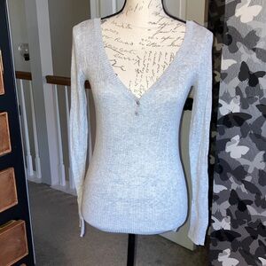 Aeropostale Gray Knit Sweater